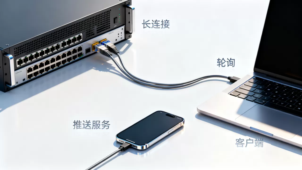 服务器怎么主动给客户端发消息,有哪些实现方式？