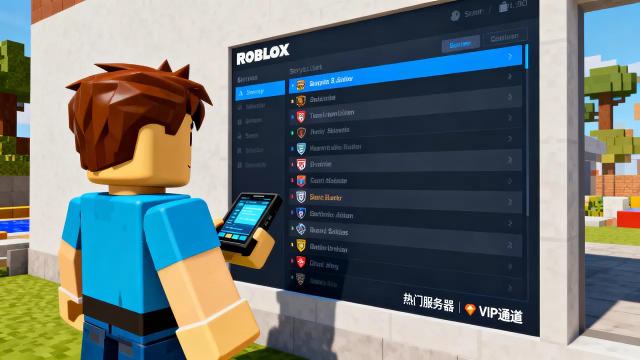 Roblox富豪一般都在哪些服务器？,怎么进？