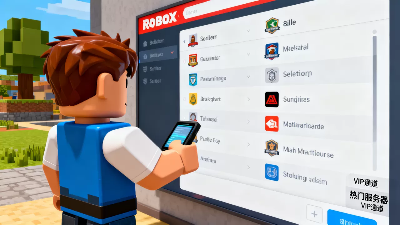 Roblox富豪一般都在哪些服务器？,怎么进？