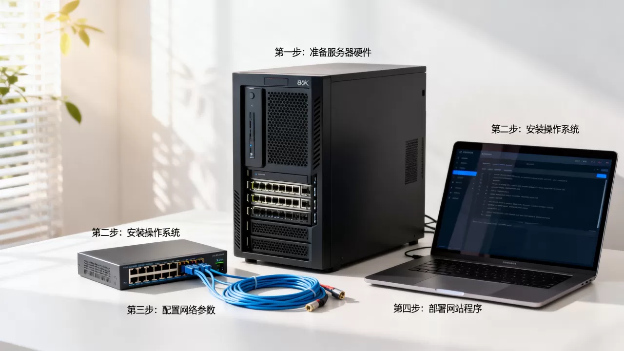 服务器网站架设的详细步骤有哪些？，怎么搭建