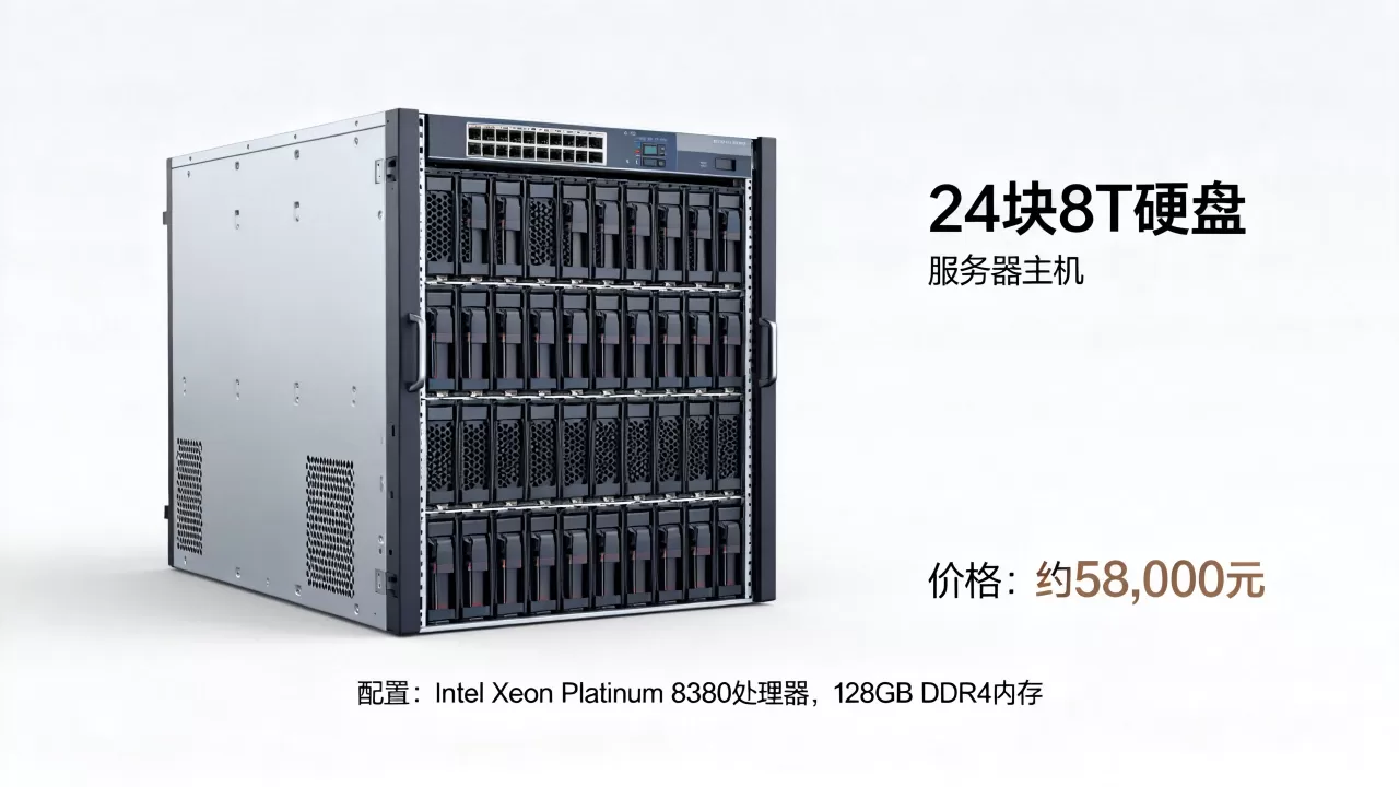 24块8t硬盘服务器主机价格多少?,配置如何 24块8t硬盘服务器主机价格多少?,配置如何