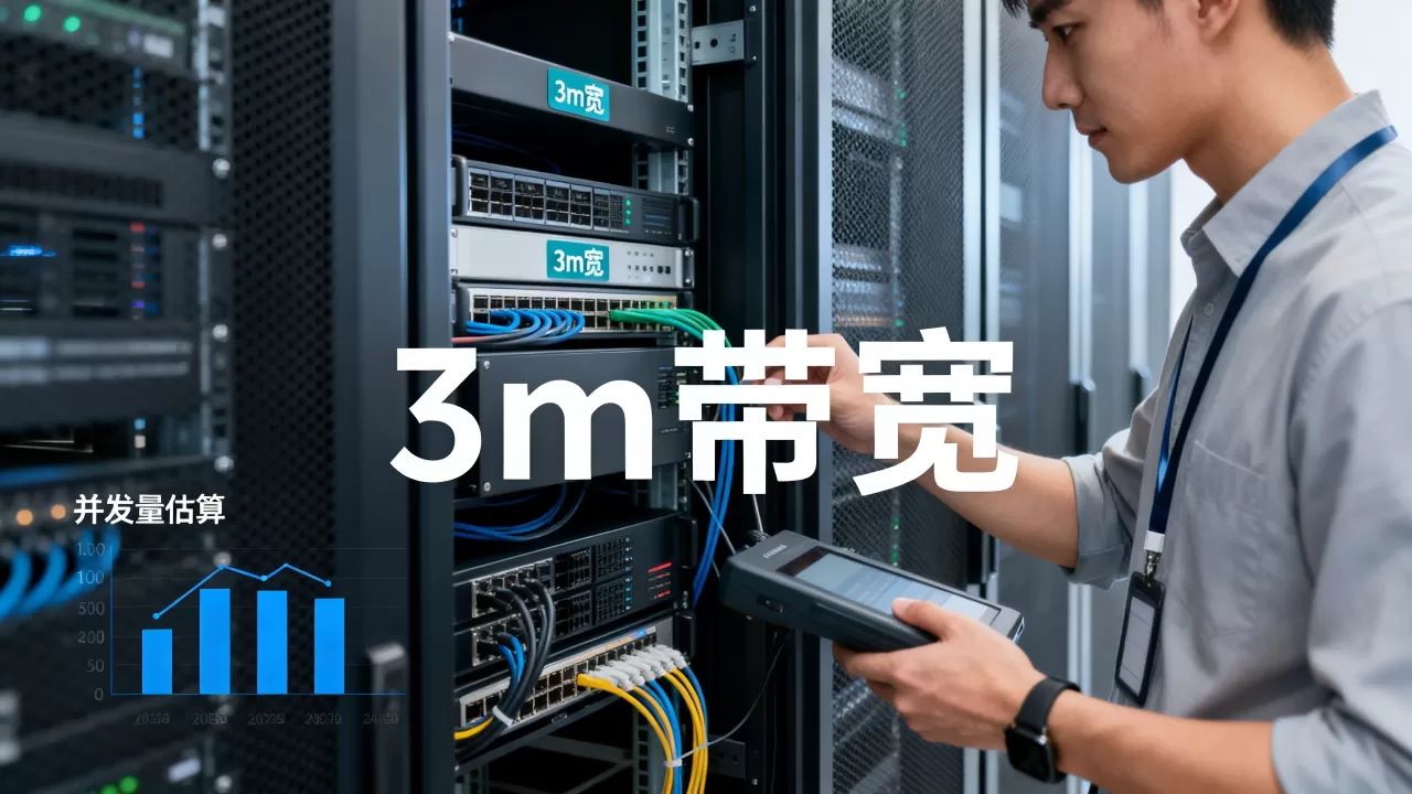 3m带宽的服务器究竟能容纳多少人？，网站并发量怎么估算？