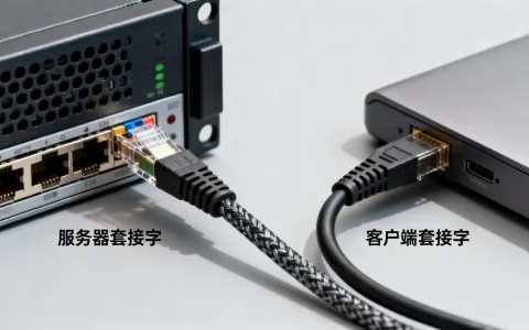 如何区分服务器和客户端的套接字，有什么区别？