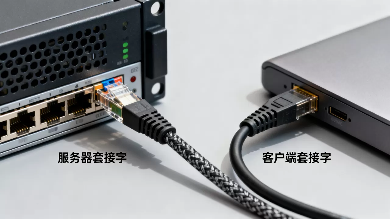 如何区分服务器和客户端的套接字,有什么区别? 如何区分服务器和客户端的套接字,有什么区别?