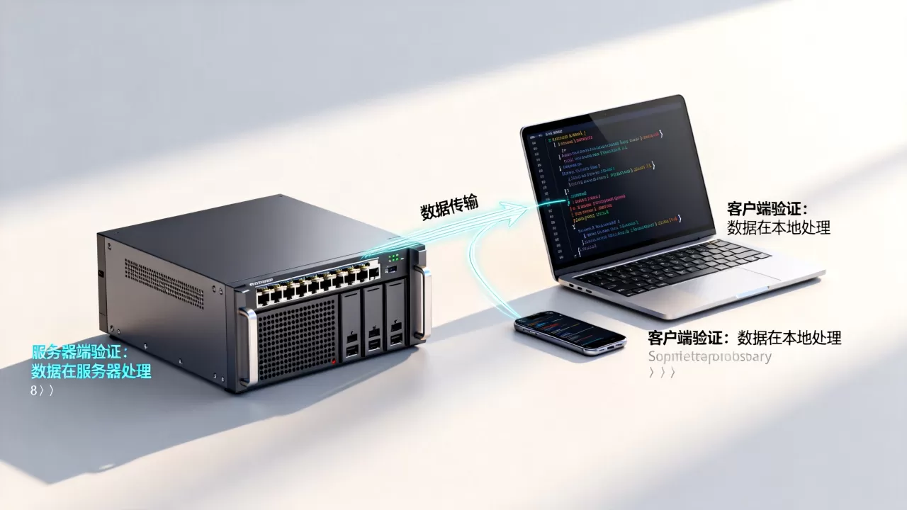 服务器端验证和客户端验证有何不同，哪个更安全？