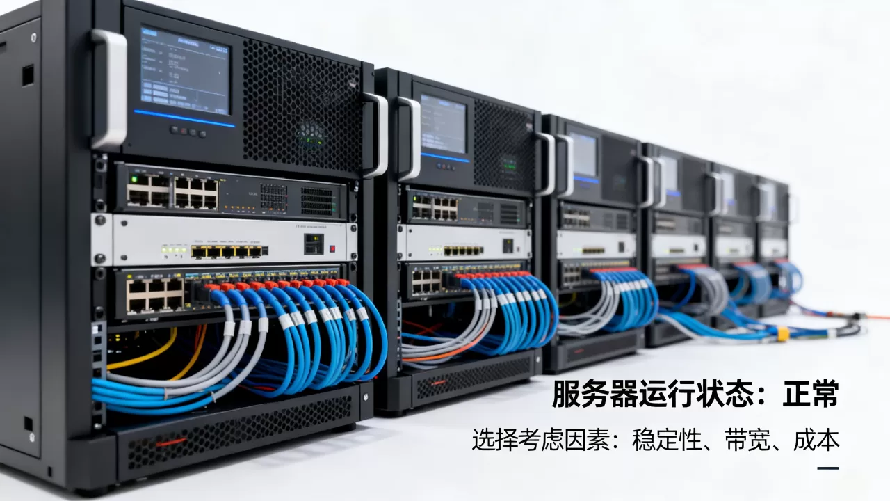 六点钟时有哪些服务器运行，服务器选择考虑什么