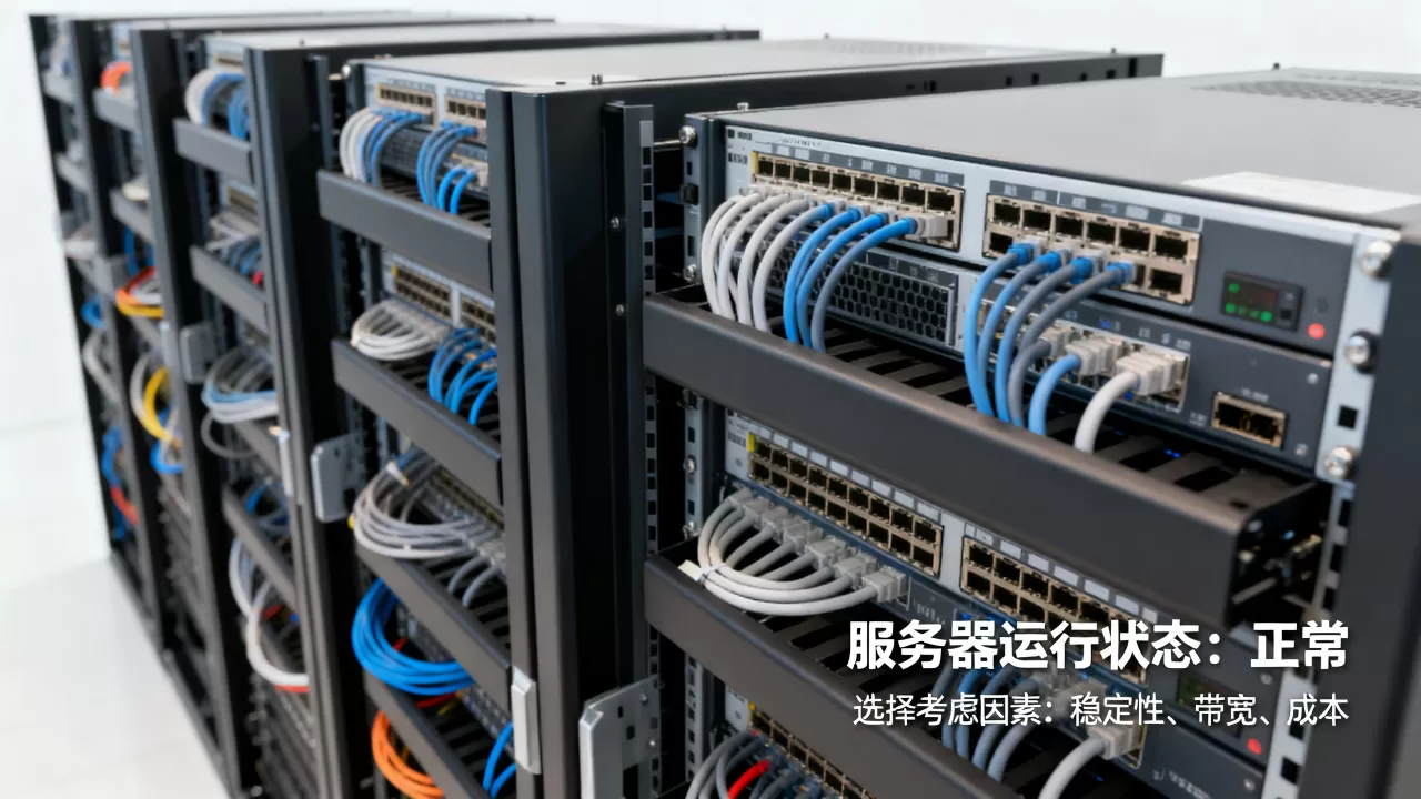 六点钟时有哪些服务器运行，服务器选择考虑什么