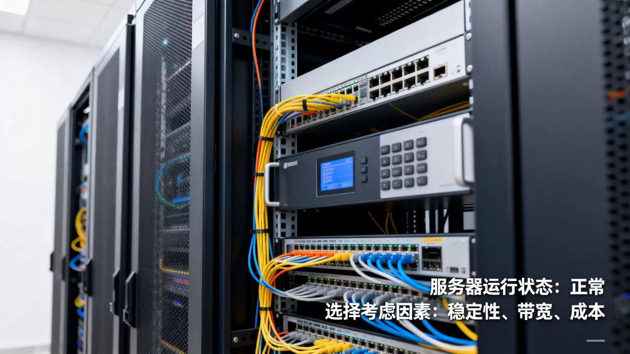 六点钟时有哪些服务器运行，服务器选择考虑什么
