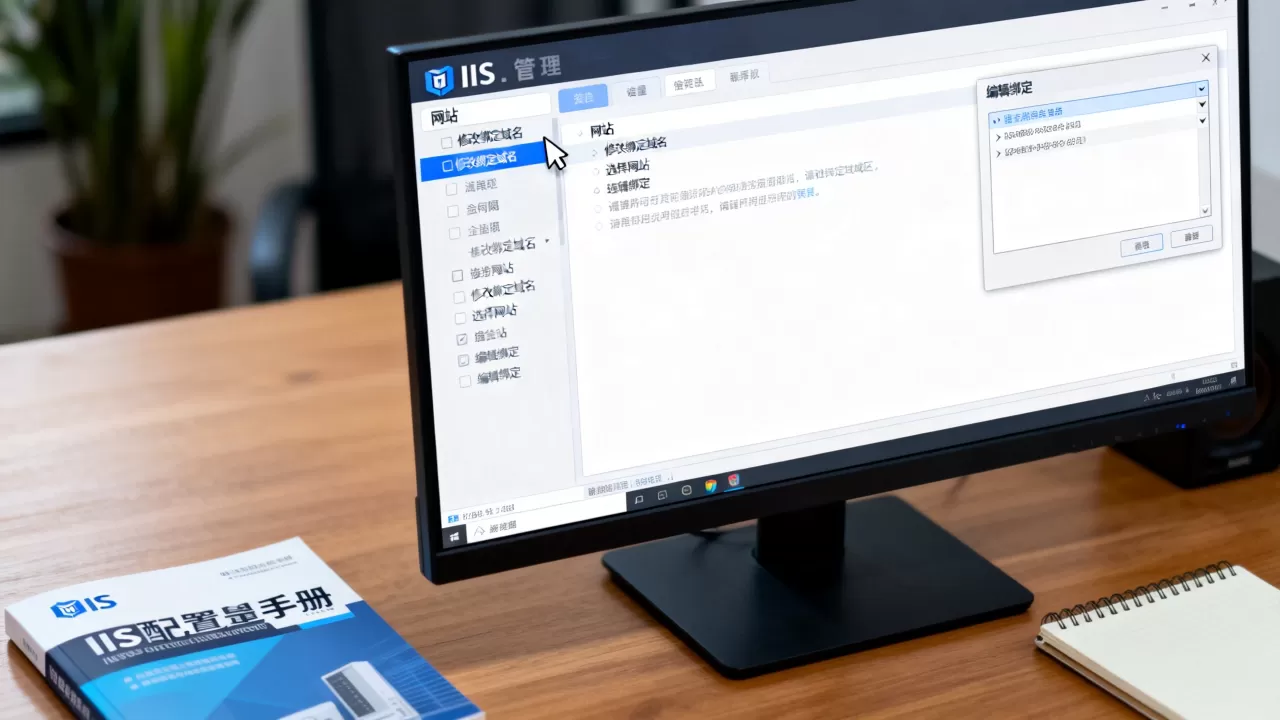 如何修改IIS已绑定的网站域名?iis配置网站步骤 如何修改IIS已绑定的网站域名?iis配置网站步骤