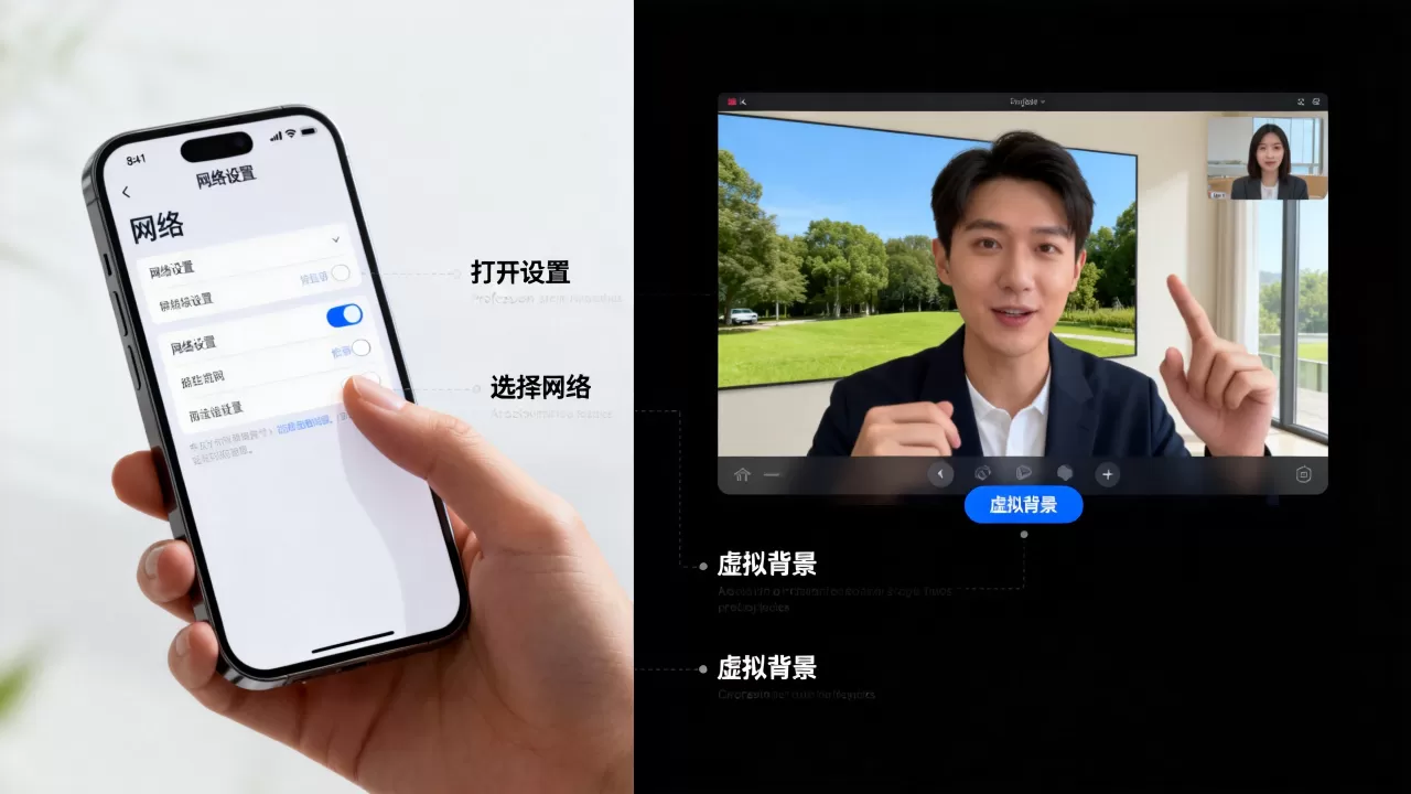 intent如何打开网络设置和虚拟背景,设置方法是什么 intent如何打开网络设置和虚拟背景,设置方法是什么