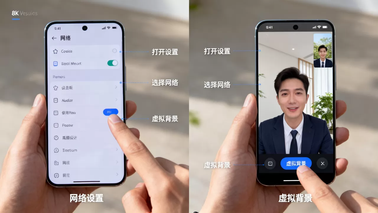 intent如何打开网络设置和虚拟背景,设置方法是什么 intent如何打开网络设置和虚拟背景,设置方法是什么