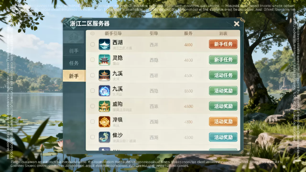 浙江二区有哪些服务器,哪个服务器适合新手玩家? 浙江二区有哪些服务器,哪个服务器适合新手玩家?