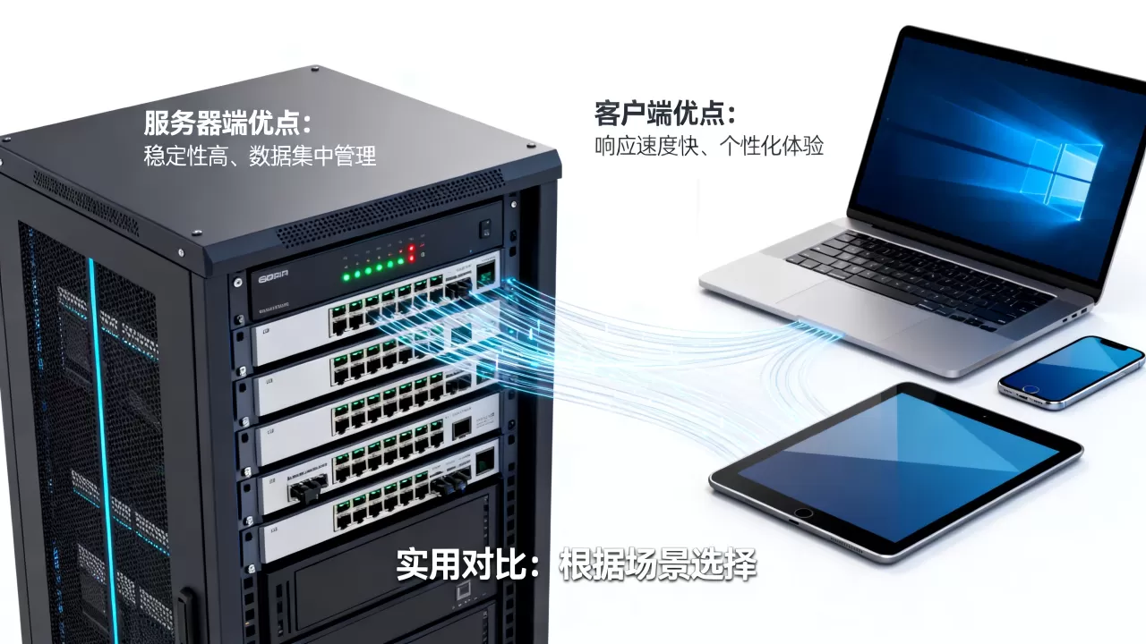 服务器端与客户端各有什么优点,哪个更实用? 服务器端与客户端各有什么优点,哪个更实用?
