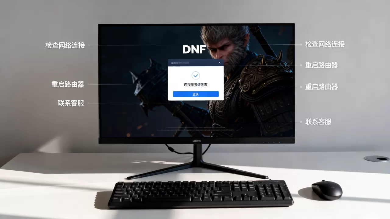 DNF登不上一直连接服务器失败怎么办,怎么回事 DNF登不上一直连接服务器失败怎么办,怎么回事