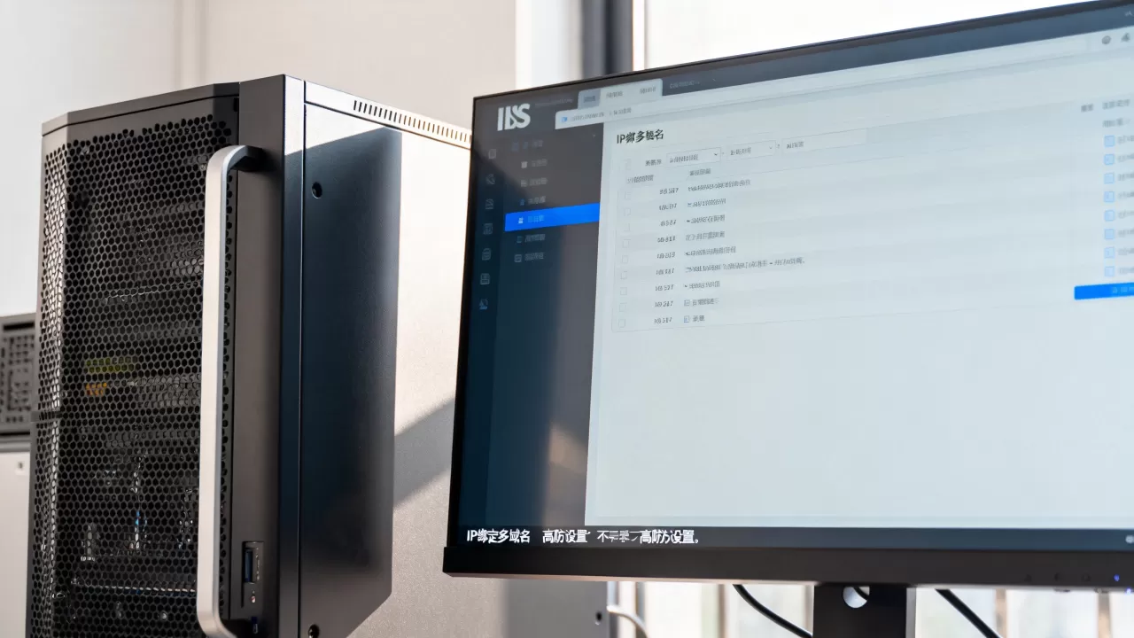 IIS一个IP绑定多域名后同一域名能绑定多高防吗，如何设置