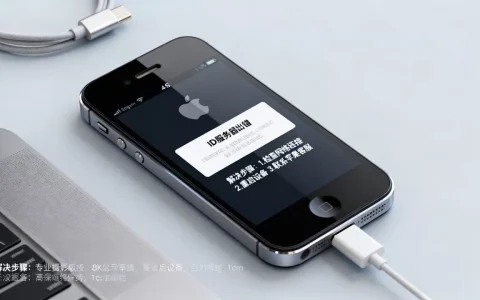 苹果4s刷机后ID服务器出错如何解决，是什么原因？