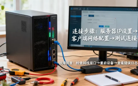 服务器怎么与客户端连接，连接失败该怎么办？