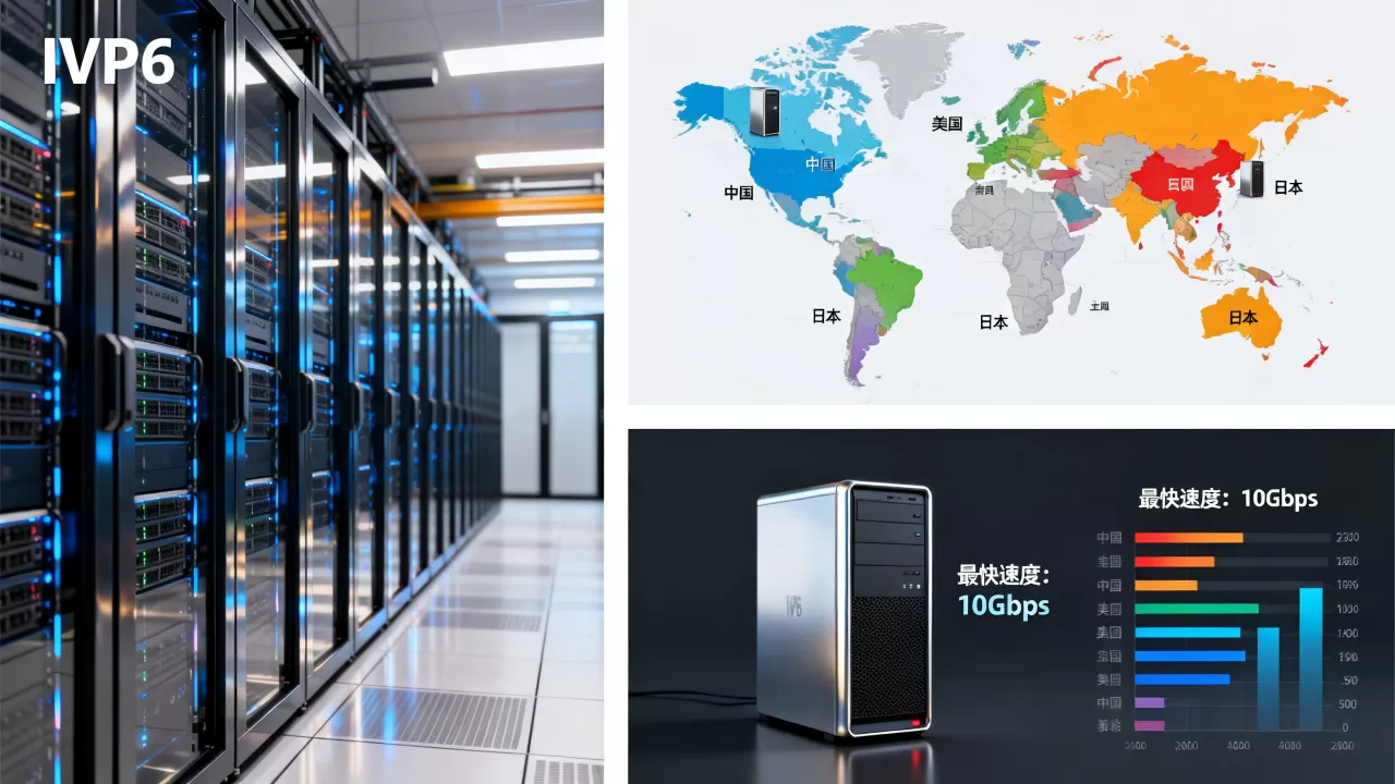 IPv6服务器都分布在哪些国家？，哪个国家速度最快？