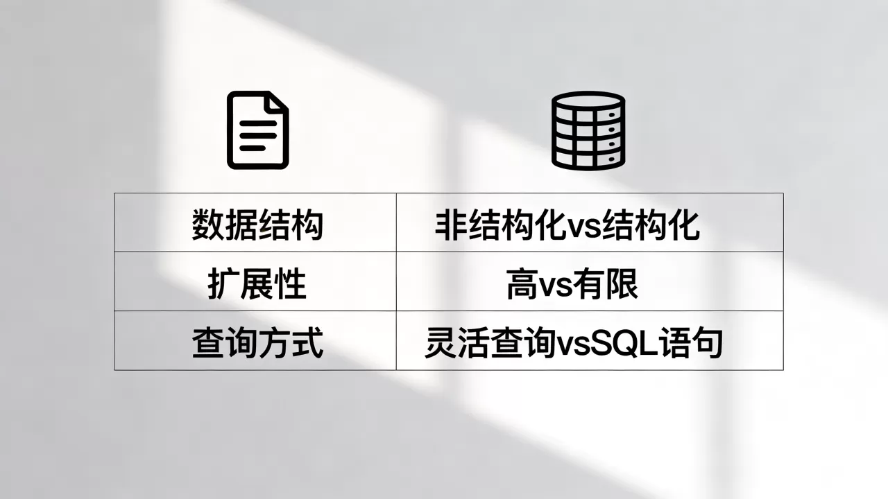 非关系数据库与关系数据库有什么区别,怎么选择 非关系数据库与关系数据库有什么区别,怎么选择
