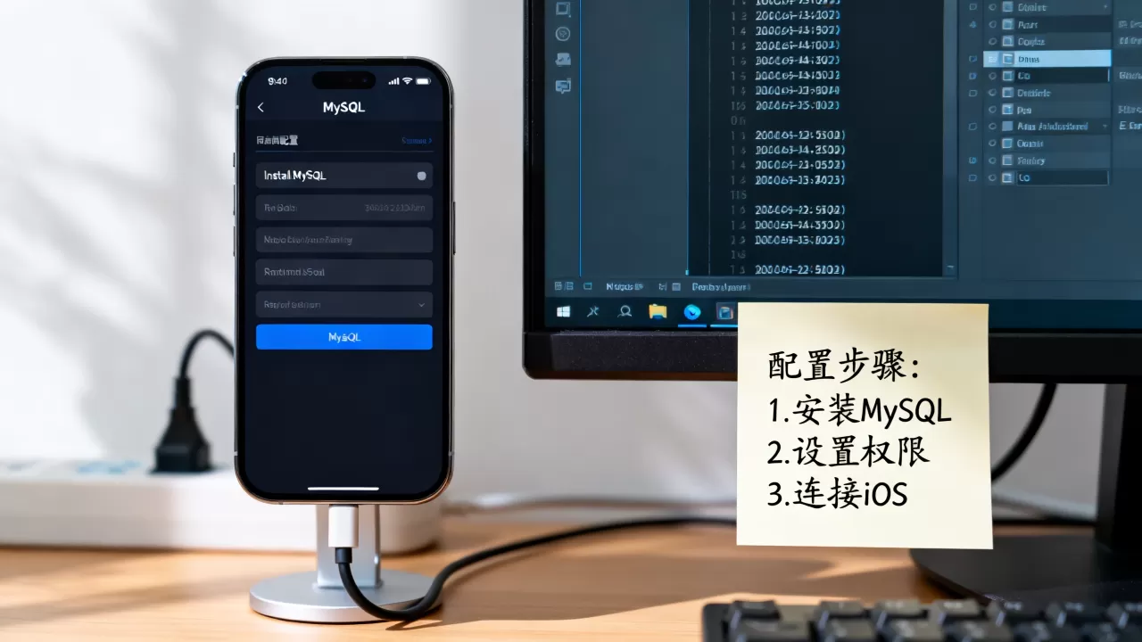 iOS数据库MySQL怎么用，如何配置？