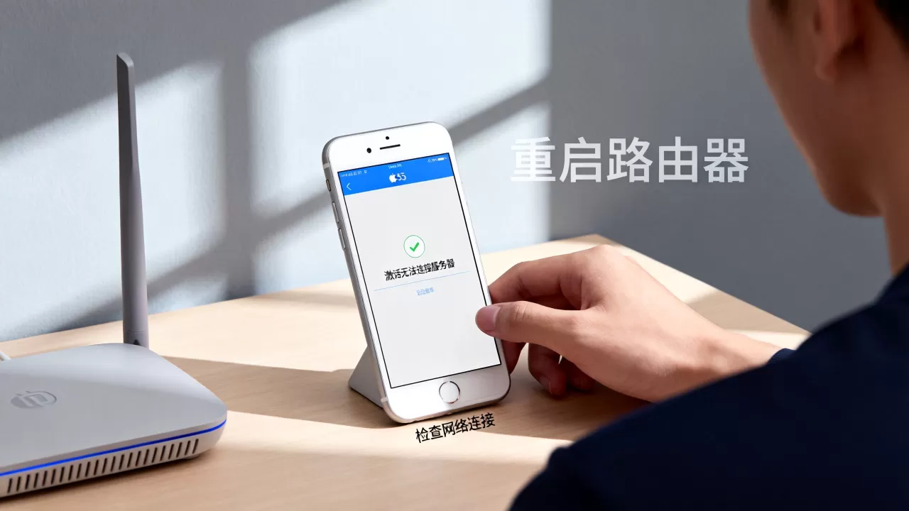 苹果5s显示激活无法连接服务器怎么办，怎么解决？