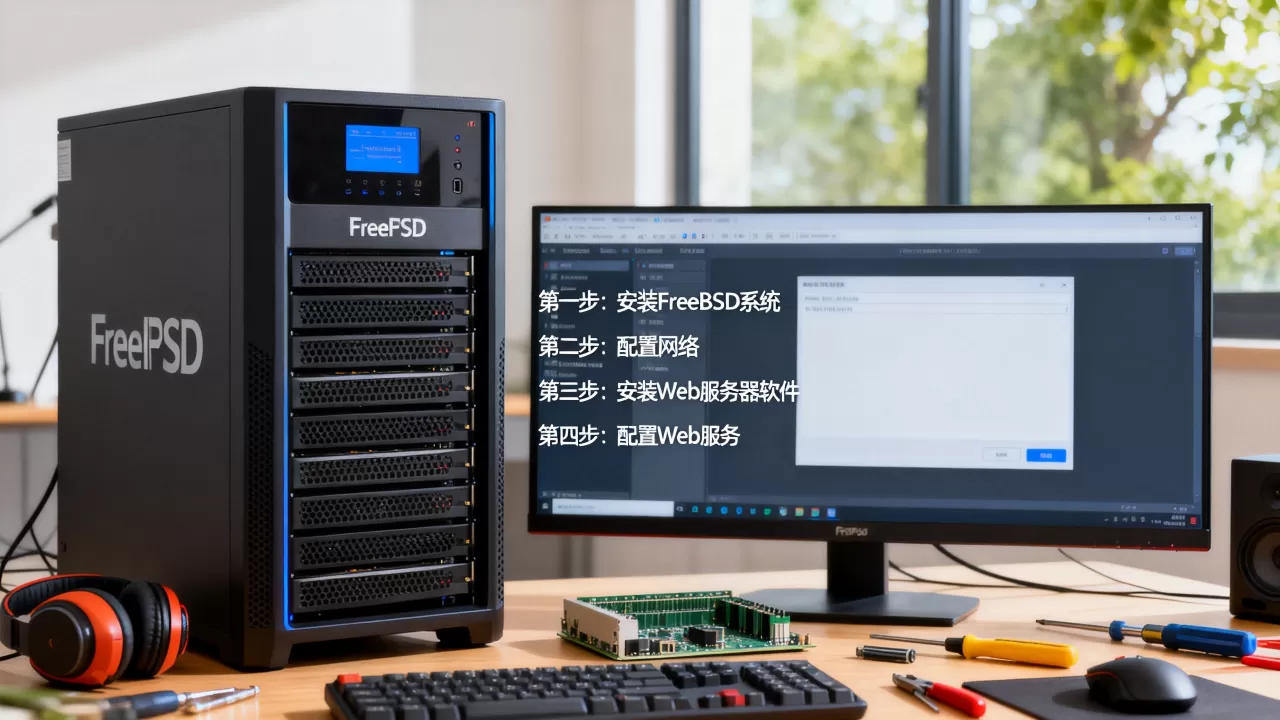 FreeBSD搭建web服务器怎么做？，有哪些步骤？