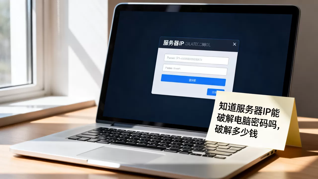 知道服务器IP能破解电脑密码吗，破解多少钱