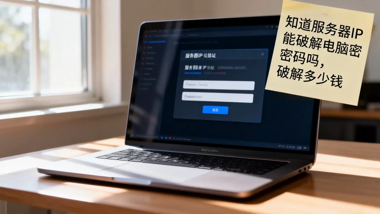 知道服务器IP能破解电脑密码吗，破解多少钱
