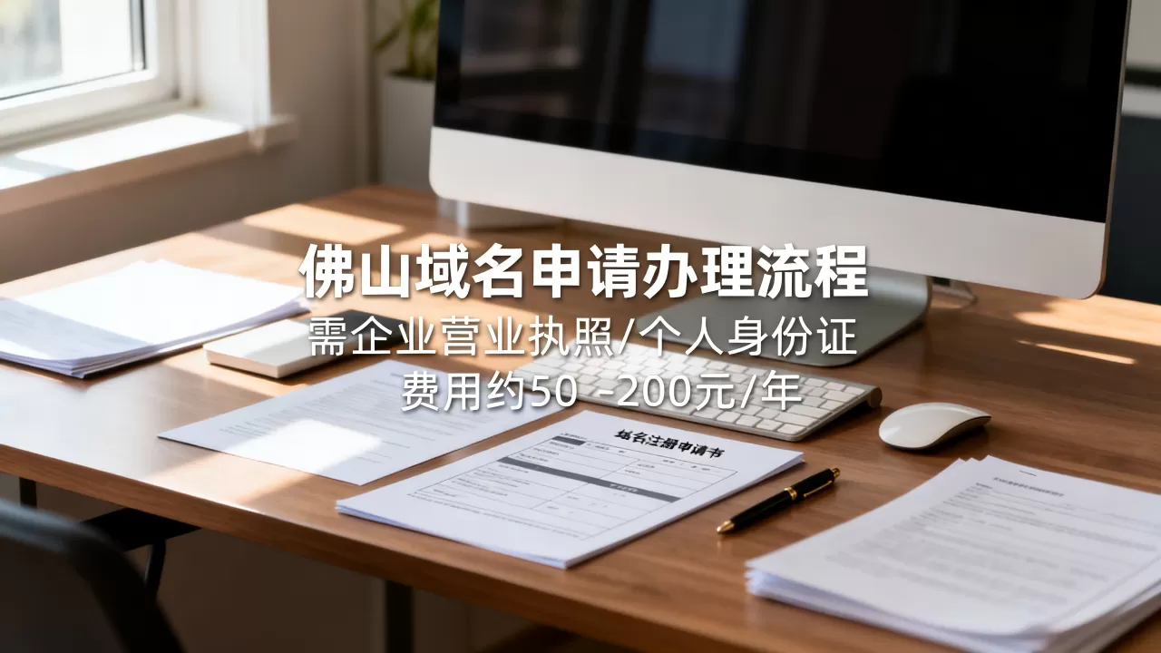 佛山域名申请怎么办理，需要什么条件和费用？