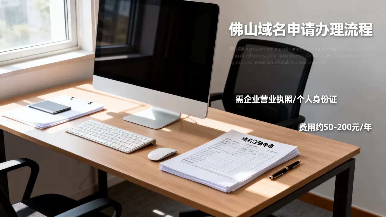 佛山域名申请怎么办理，需要什么条件和费用？