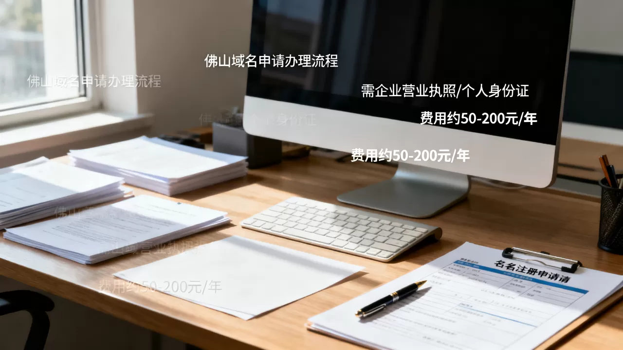 佛山域名申请怎么办理，需要什么条件和费用？