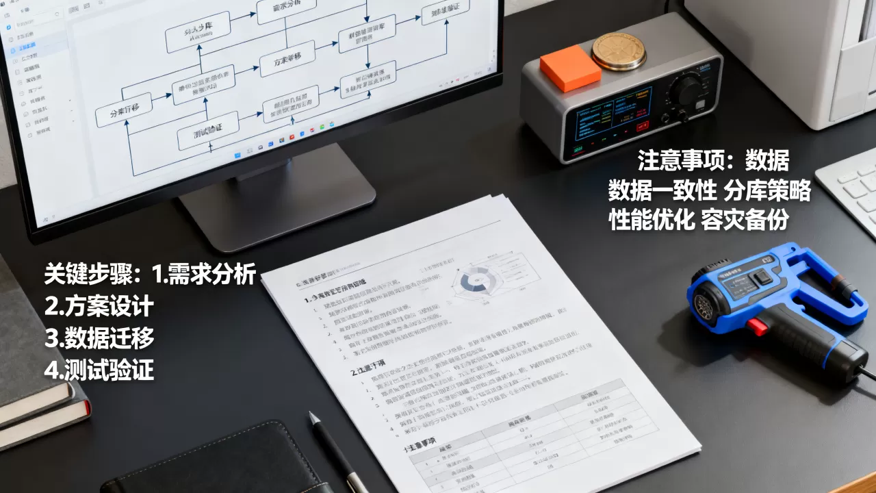 分表分库实践的关键步骤是什么,有哪些注意事项? 分表分库实践的关键步骤是什么,有哪些注意事项?