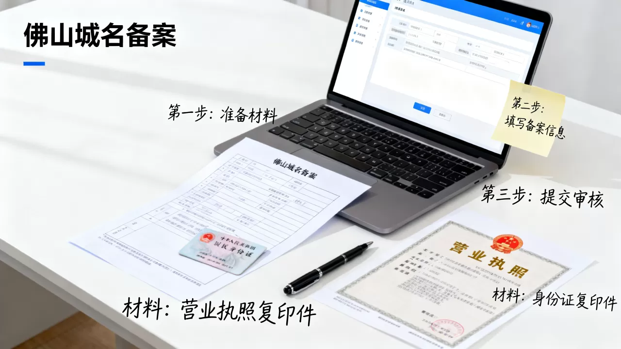 佛山域名备案办理流程是什么，需要什么材料