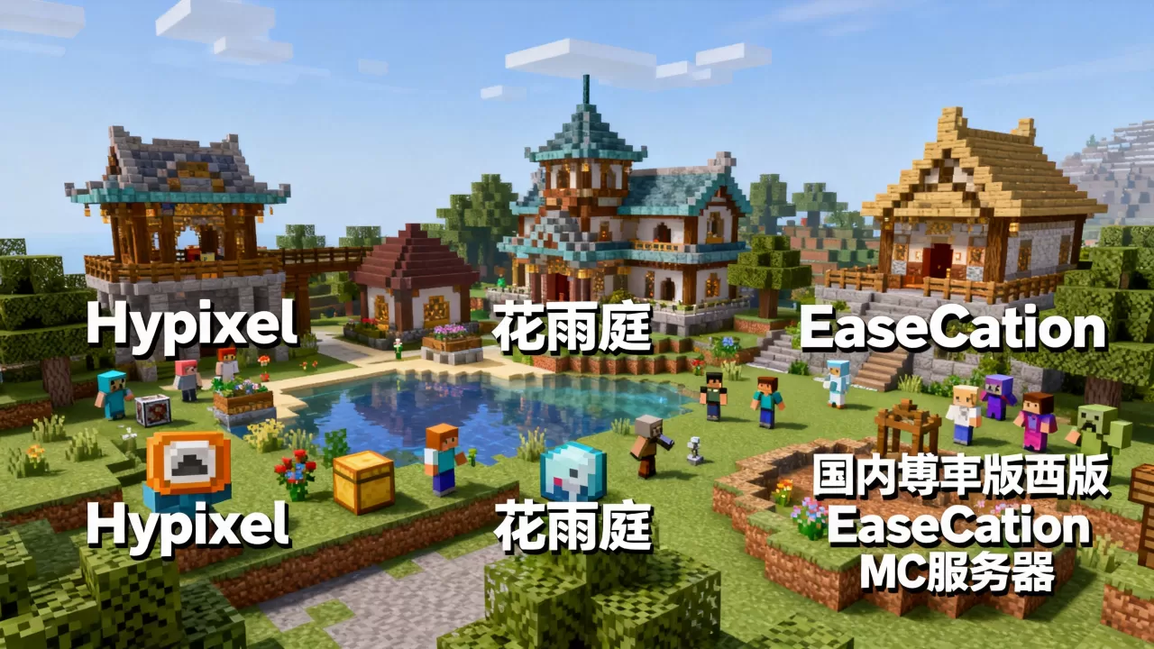 国内有哪些着名的正版mc服务器，哪个值得玩？
