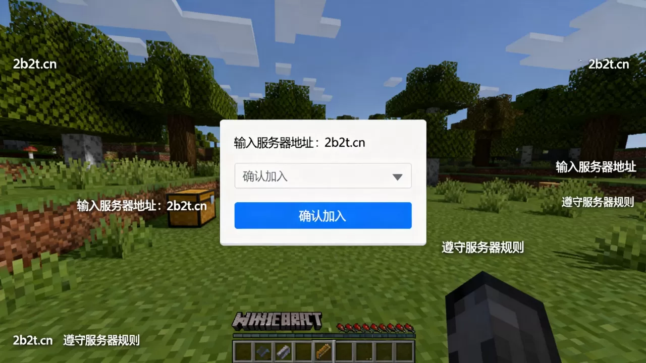 我的世界国服如何加入2b2t服务器,需要注意什么? 我的世界国服如何加入2b2t服务器,需要注意什么?
