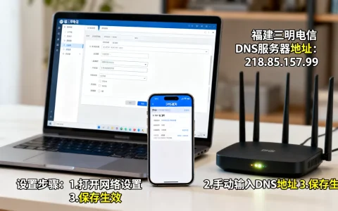 福建三明电信DNS服务器地址是多少，怎么设置网速最快