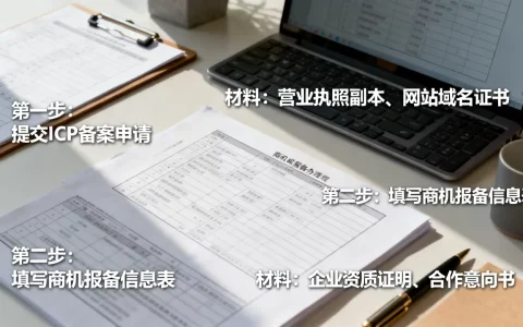 ICP报备和商机报备的办理流程是什么？，需要准备哪些材料？
