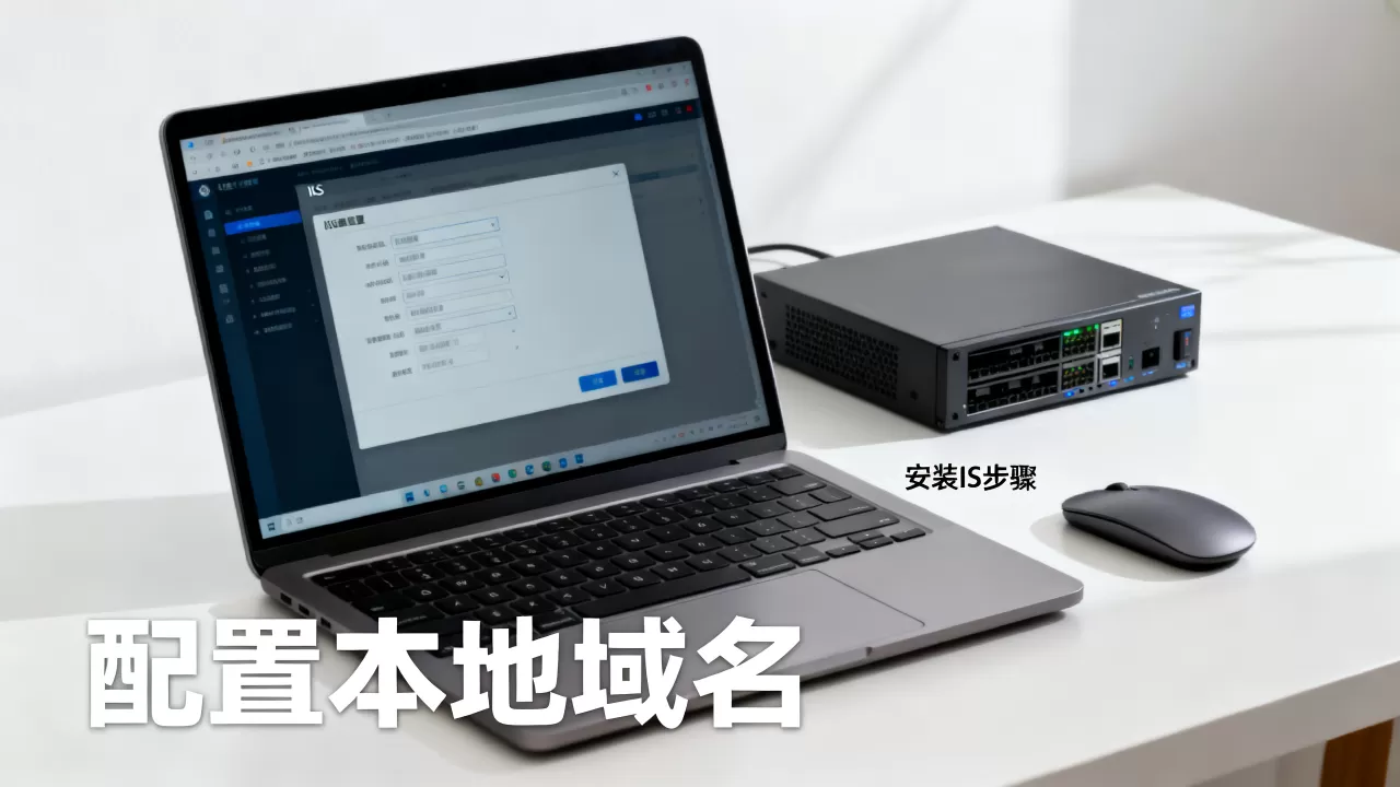 如何在IIS中配置本地域名并安装IIS，怎么设置？
