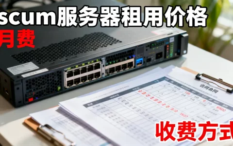 scum服务器一个月租用多少钱？，怎么收费？