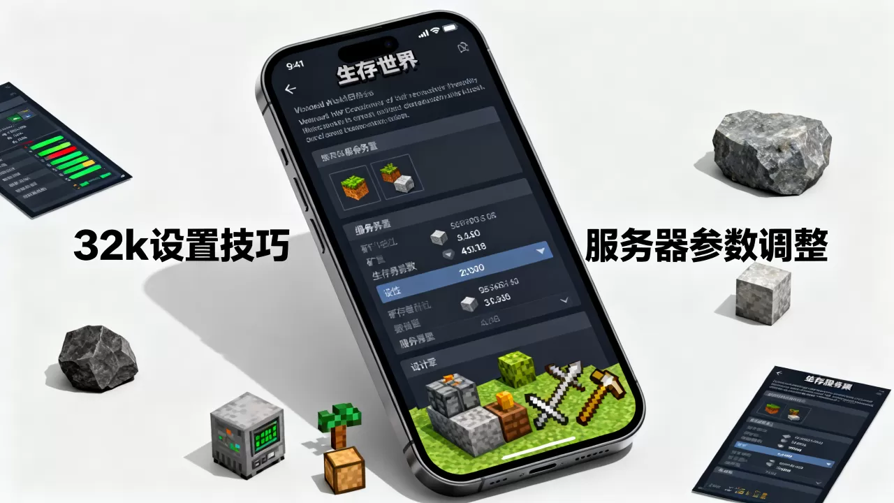 手机版我的世界生存服务器怎么弄32k,有什么技巧? 手机版我的世界生存服务器怎么弄32k,有什么技巧?