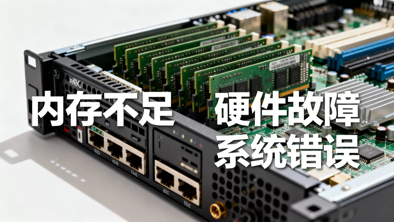 服务器无内存怎么解决，是什么原因造成的？