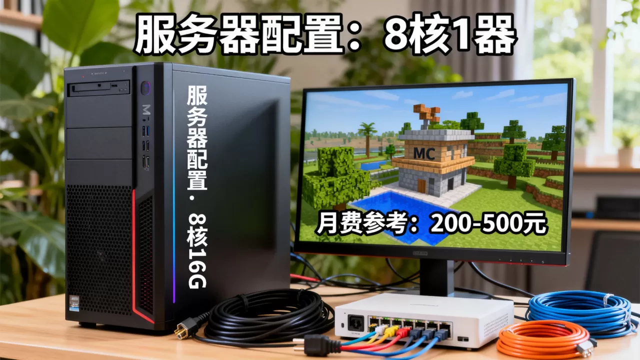 MC开一个自用的服务器要多少钱？，怎么选划算？
