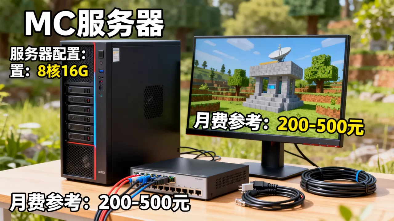 MC开一个自用的服务器要多少钱？，怎么选划算？