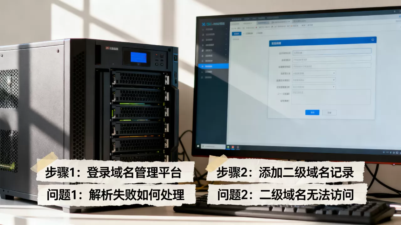 服务器二级域名配置的详细步骤是什么，常见问题有哪些
