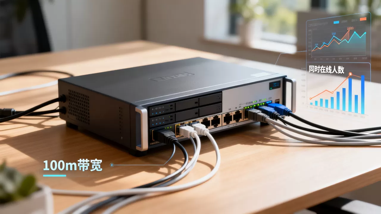 100m服务器能同时视频在线多少人,带宽怎么算? 100m服务器能同时视频在线多少人,带宽怎么算?