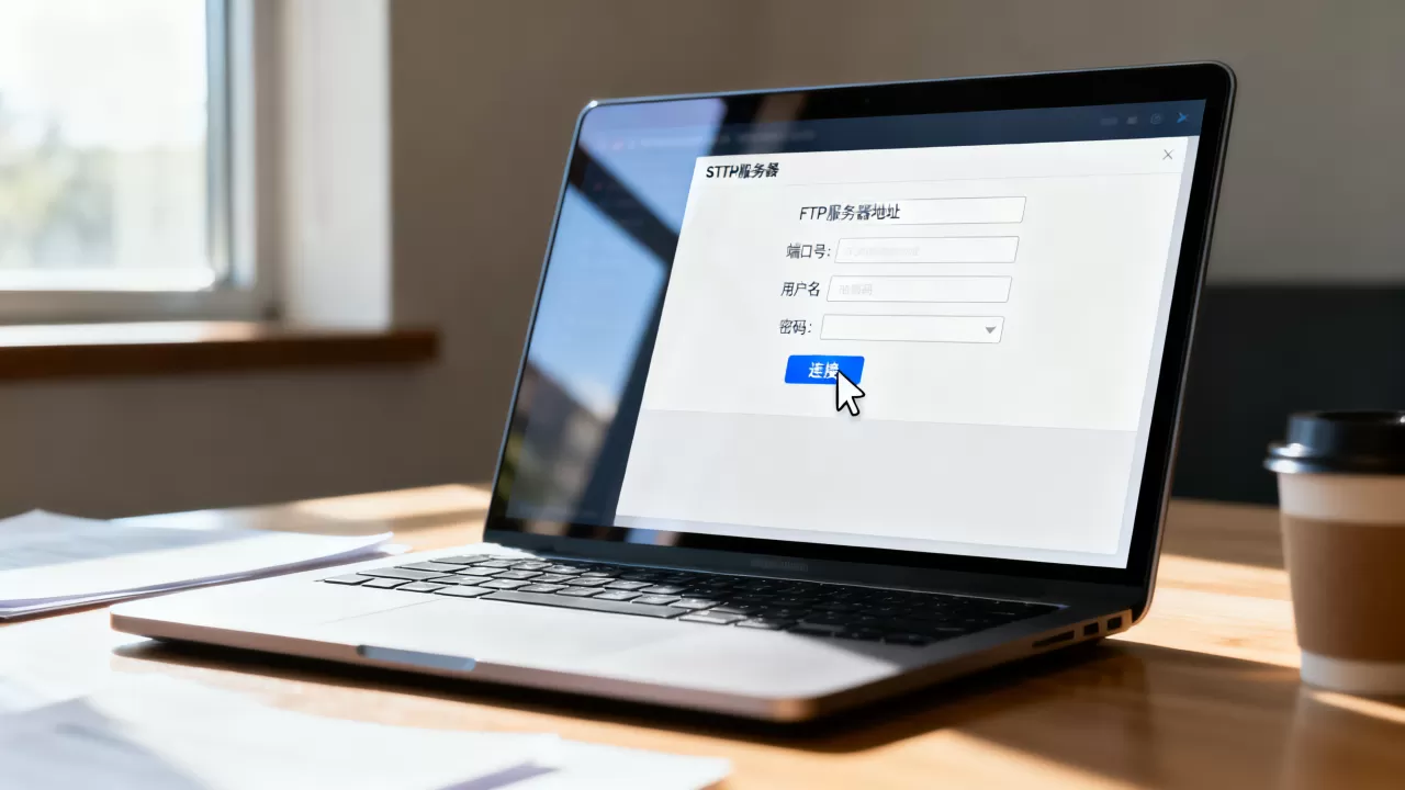 FTP的服务器连接如何保存？，怎么设置？