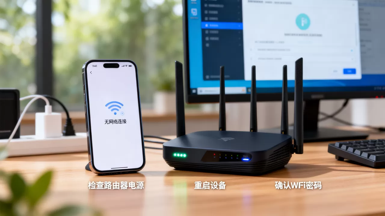 网络连接没有wifi连接到服务器怎么回事？，怎么解决