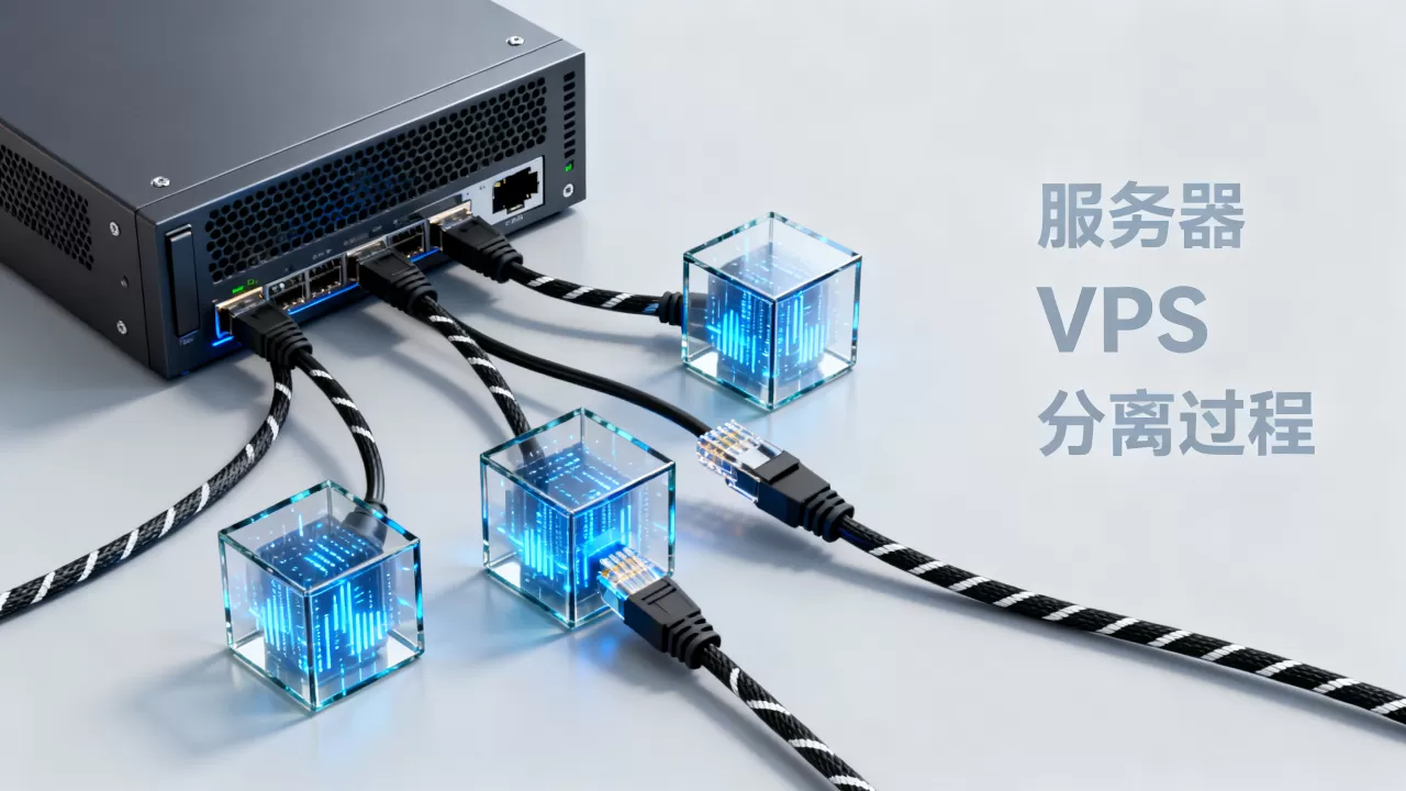 服务器如何分离成VPS，VPS和服务器有什么区别？