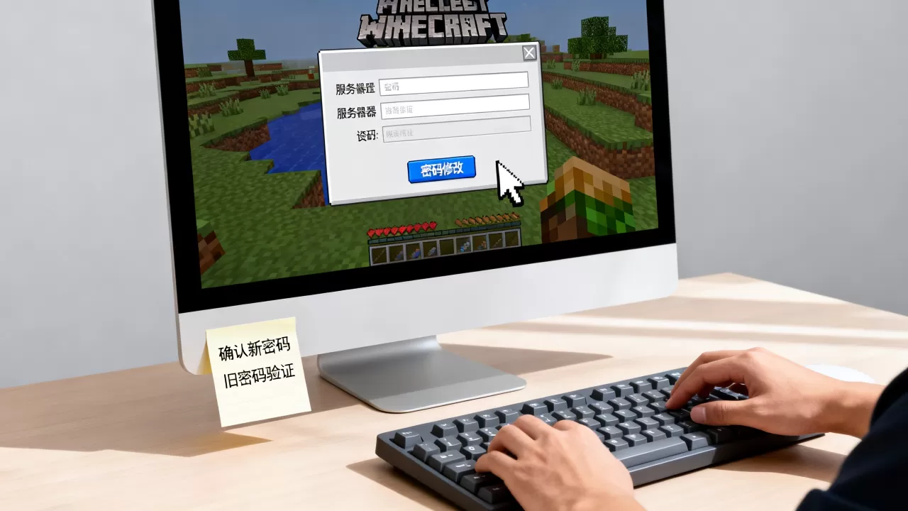 我的世界服务器id怎么改密码？为什么改不了？