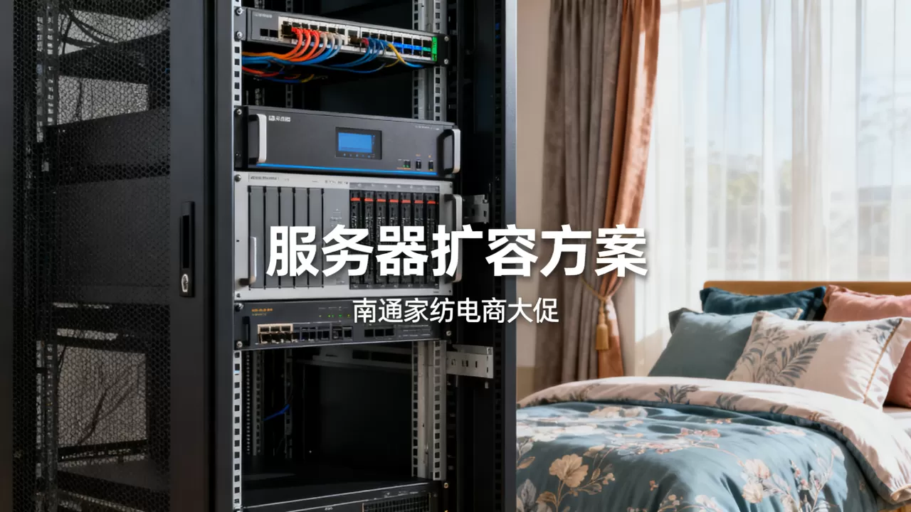 南通家纺电商大促前，服务器租用怎么扩容，扩容方案有哪些？